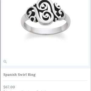 James Avery Spanish Swirl Size 7